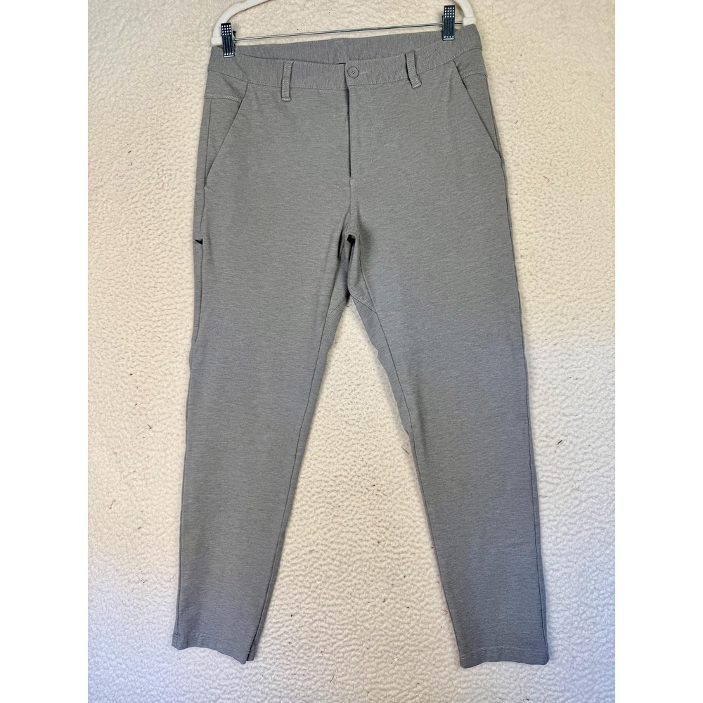 BYLT Premium Basics Everyday Pant 2.0 Slim Fit Pants Men's L Gray Business